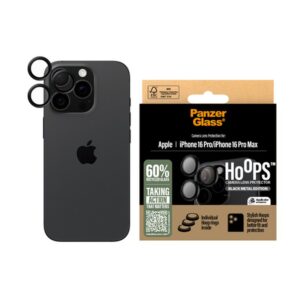 Alternative view of PanzerGlass PG Hoops Black iPhone 16 6.1/6.7Inch