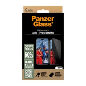 PanzerGlass PG Priv Scrn iPhone 16P 6.9Inch UWF PanzerGlass PG Priv Scrn iPhone 16P 6.9Inch UWF