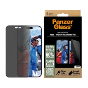 Alternative view of PanzerGlass PG Priv Scrn iPhone 16 6.7Inch UWF