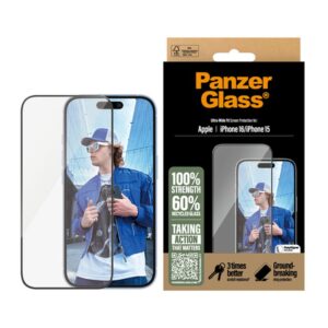 Alternative view of PanzerGlass PG Scrn iPhone 16 6.1Inch UWF