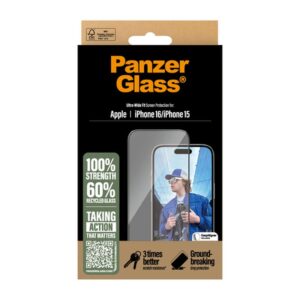 PanzerGlass PG Scrn iPhone 16 6.1Inch UWF PanzerGlass PG Scrn iPhone 16 6.1Inch UWF