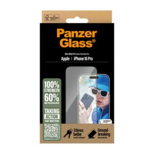 PanzerGlass PG Scrn iPhone 16 6.3Inch Pro UWF PanzerGlass PG Scrn iPhone 16 6.3Inch Pro UWF