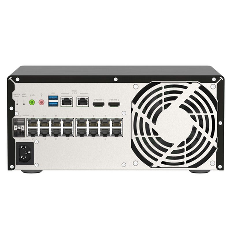 QNAP QGD-3014-16PT-8G switch Gestionado Gigabit Ethernet (10/100/1000) Energía sobre Ethernet (PoE) Negro QNAP QGD-3014-16PT-8G switch Gestionado Gigabit Ethernet (10/100/1000) Energía sobre Ethernet (PoE) Negro - Imagen 6