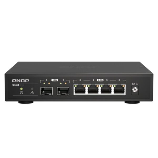 QNAP QSW-2104-2S switch No administrado 2.5G Ethernet Negro