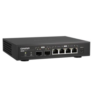 QNAP QSW-2104-2S switch No administrado 2.5G Ethernet Negro