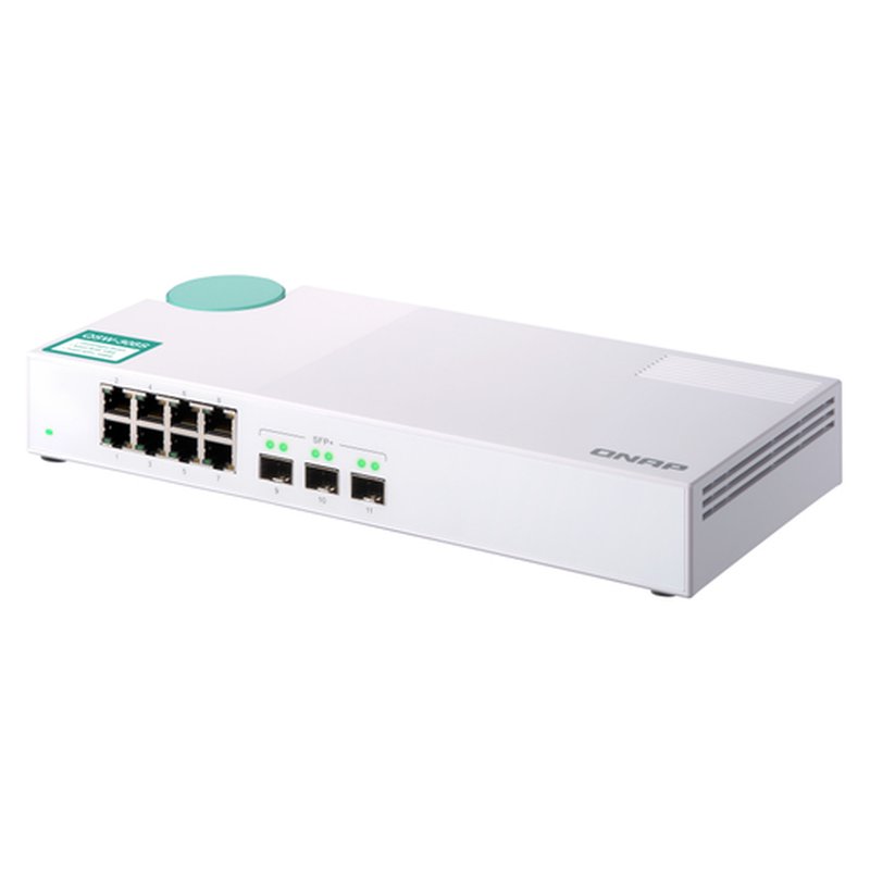 QNAP QSW-308S switch No administrado Gigabit Ethernet (10/100/1000) Blanco - Imagen 10