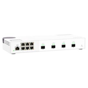 Alternative view of QNAP QSW-M2106-4S switch Gestionado L2 2.5G Ethernet (100/1000/2500) Blanco