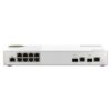 QNAP QSW-M2108-2C switch Gestionado L2 2.5G Ethernet (100/1000/2500) Gris, Blanco