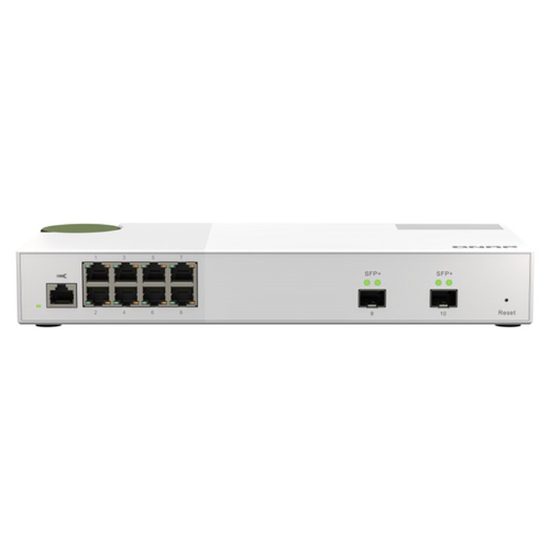 QNAP QSW-M2108-2S switch Gestionado L2 2.5G Ethernet (100/1000/2500) Gris