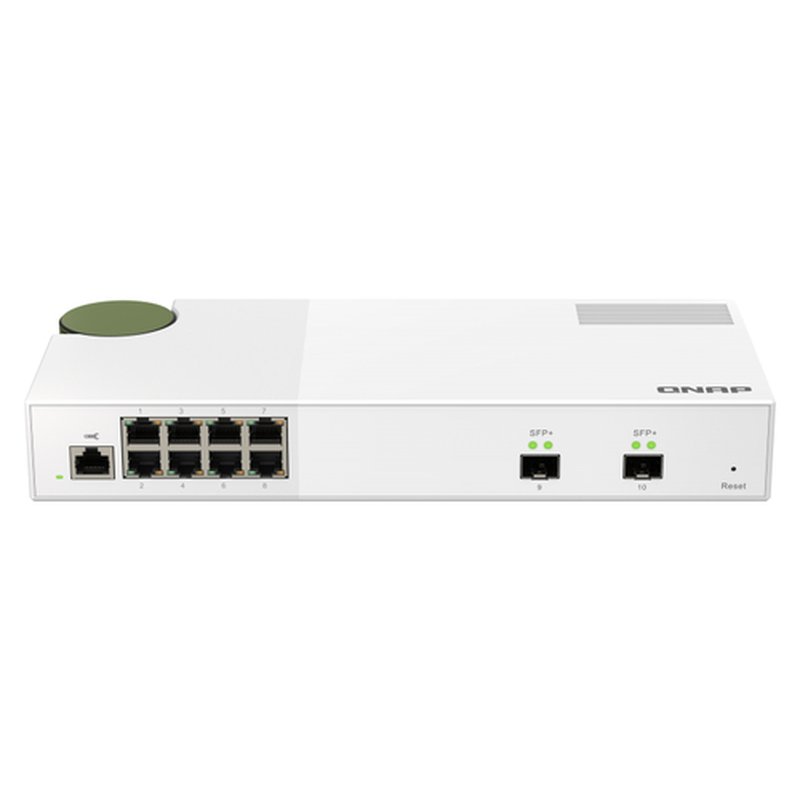 QNAP QSW-M2108-2S switch Gestionado L2 2.5G Ethernet (100/1000/2500) Gris - Imagen 2