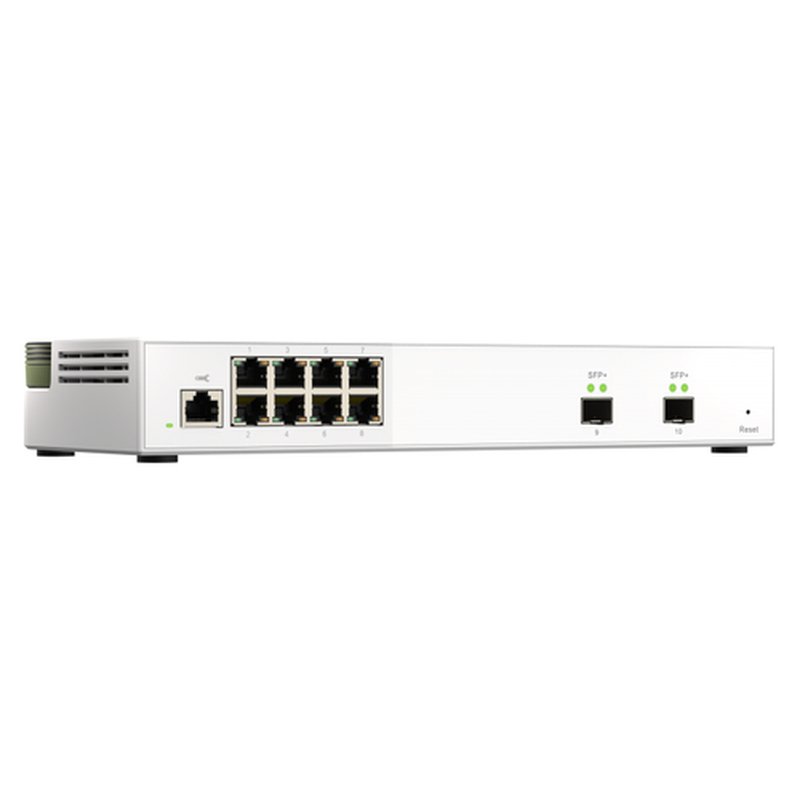 QNAP QSW-M2108-2S switch Gestionado L2 2.5G Ethernet (100/1000/2500) Gris - Imagen 3