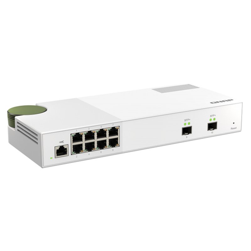 QNAP QSW-M2108-2S switch Gestionado L2 2.5G Ethernet (100/1000/2500) Gris - Imagen 5