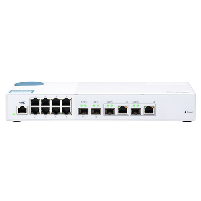 QNAP QSW-M408-2C switch Gestionado L2 10G Ethernet (100/1000/10000) Blanco QNAP QSW-M408-2C switch Gestionado L2 10G Ethernet (100/1000/10000) Blanco