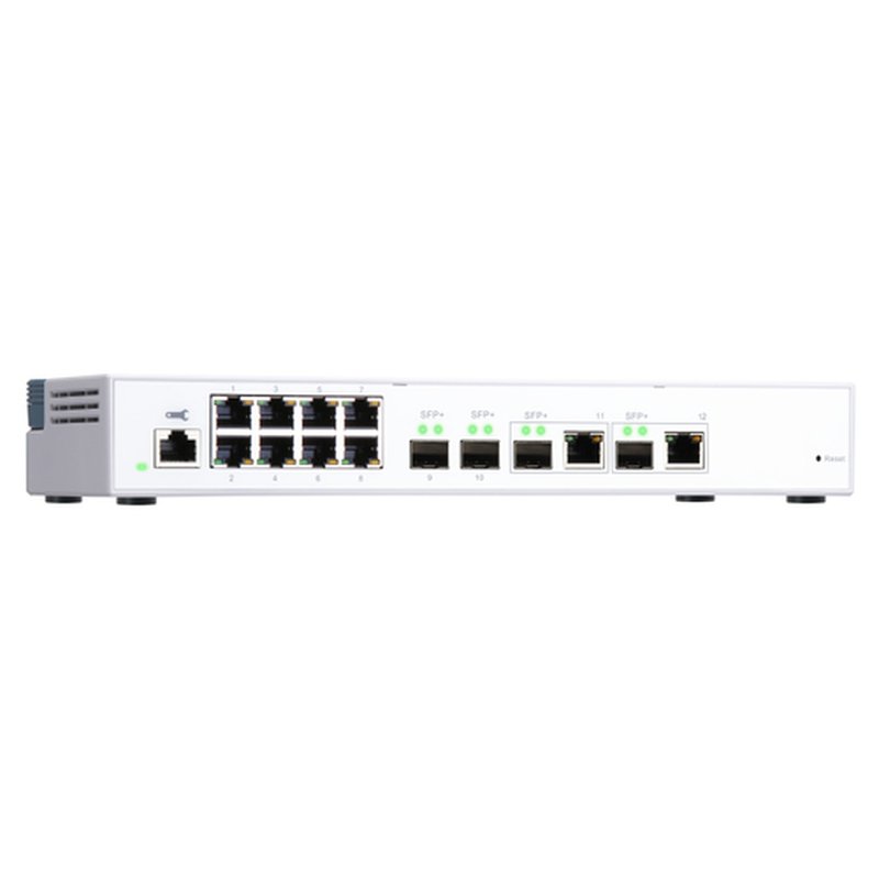 QNAP QSW-M408-2C switch Gestionado L2 10G Ethernet (100/1000/10000) Blanco QNAP QSW-M408-2C switch Gestionado L2 10G Ethernet (100/1000/10000) Blanco - Imagen 3