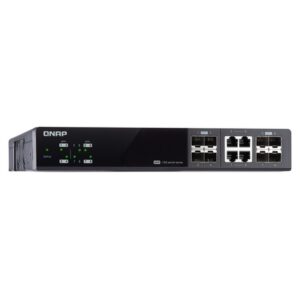 QNAP QSW-M804-4C switch Gestionado 10G Ethernet (100/1000/10000) Negro