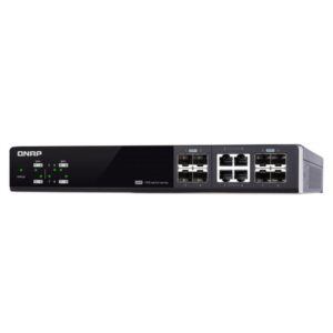 QNAP QSW-M804-4C switch Gestionado 10G Ethernet (100/1000/10000) Negro