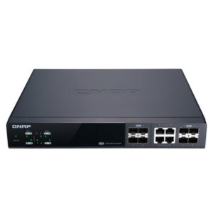 QNAP QSW-M804-4C switch Gestionado 10G Ethernet (100/1000/10000) Negro