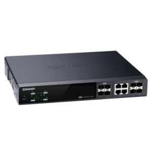 QNAP QSW-M804-4C switch Gestionado 10G Ethernet (100/1000/10000) Negro