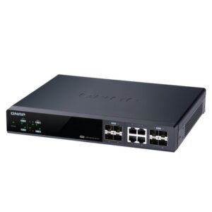 QNAP QSW-M804-4C switch Gestionado 10G Ethernet (100/1000/10000) Negro