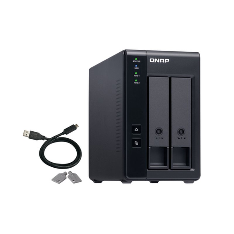 QNAP TR-002 caja para disco duro externo Carcasa de disco duro/SSD Negro 2.5/3.5" - Imagen 3