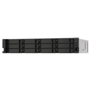 QNAP TS-1273AU-RP-8G servidor de almacenamiento NAS Bastidor (2U) Ethernet Aluminio, Negro V1500B