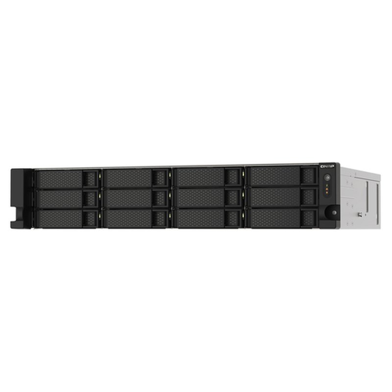 QNAP TS-1273AU-RP-8G servidor de almacenamiento NAS Bastidor (2U) Ethernet Aluminio, Negro V1500B - Imagen 3