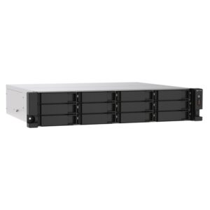 QNAP TS-1273AU-RP-8G servidor de almacenamiento NAS Bastidor (2U) Ethernet Aluminio, Negro V1500B