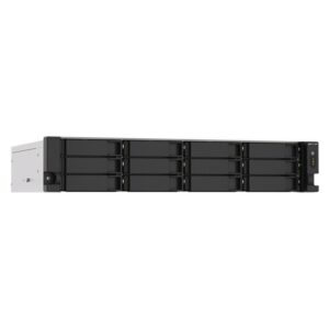 QNAP TS-1273AU-RP-8G servidor de almacenamiento NAS Bastidor (2U) Ethernet Aluminio, Negro V1500B