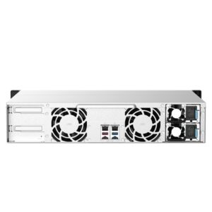 QNAP TS-1273AU-RP-8G servidor de almacenamiento NAS Bastidor (2U) Ethernet Aluminio, Negro V1500B