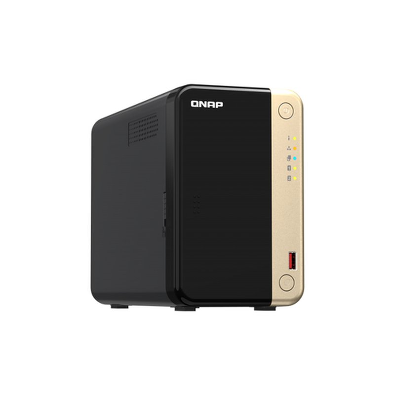 QNAP TS-264 NAS Torre Ethernet Negro, Oro N5095 - Imagen 3