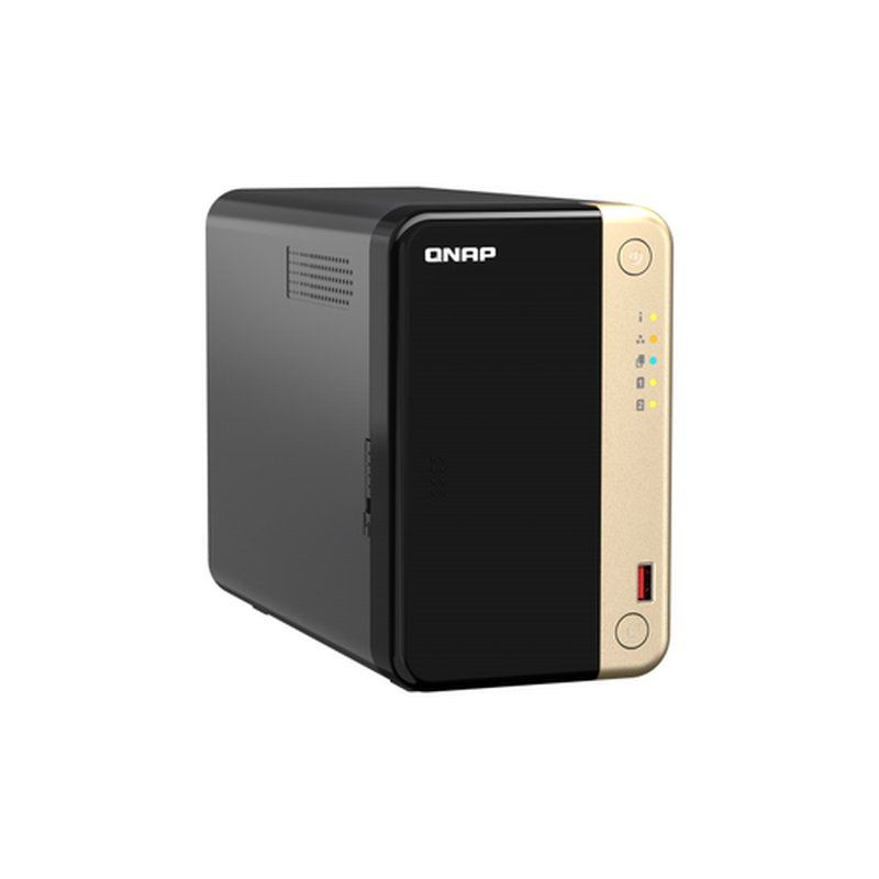 QNAP TS-264 NAS Torre Ethernet Negro, Oro N5095 - Imagen 4