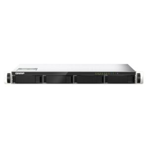 Alternative view of QNAP TS-435XEU NAS Bastidor (1U) Ethernet Negro, Gris CN9131
