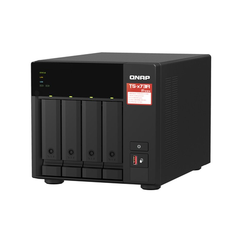 QNAP TS-473A NAS Torre Ethernet Negro V1500B QNAP TS-473A NAS Torre Ethernet Negro V1500B - Imagen 4