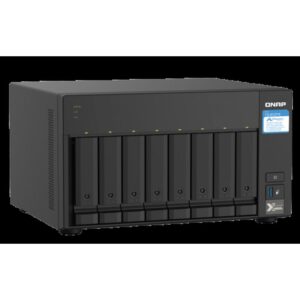 QNAP TS-832PX NAS Torre Ethernet Aluminio, Negro AL324