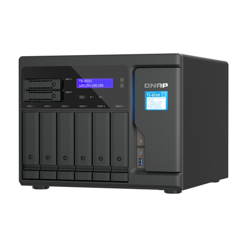 QNAP TS-855X SAN Torre Ethernet Negro C5125 QNAP TS-855X SAN Torre Ethernet Negro C5125 - Imagen 3