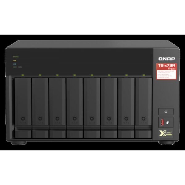 QNAP TS-873A NAS Torre Ethernet Negro V1500B