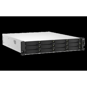 QNAP TS-h1887XU-RP NAS Bastidor (2U) Ethernet Negro, Blanco E-2334