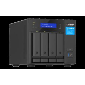 QNAP TVS-H474 NAS Torre Ethernet Negro G7400