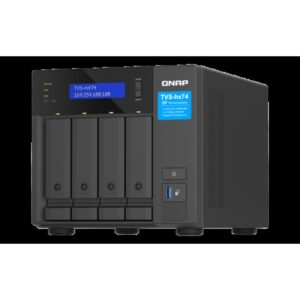 QNAP TVS-H474 NAS Torre Ethernet Negro G7400