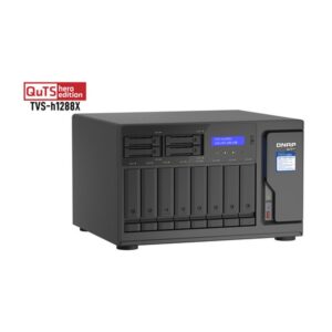 QNAP TVS-h1288X NAS Torre Ethernet Negro W-1250