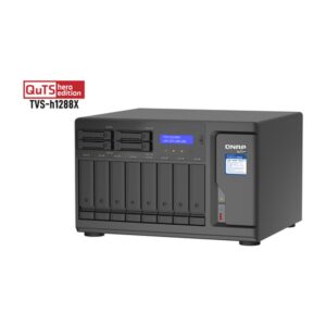 QNAP TVS-h1288X NAS Torre Ethernet Negro W-1250