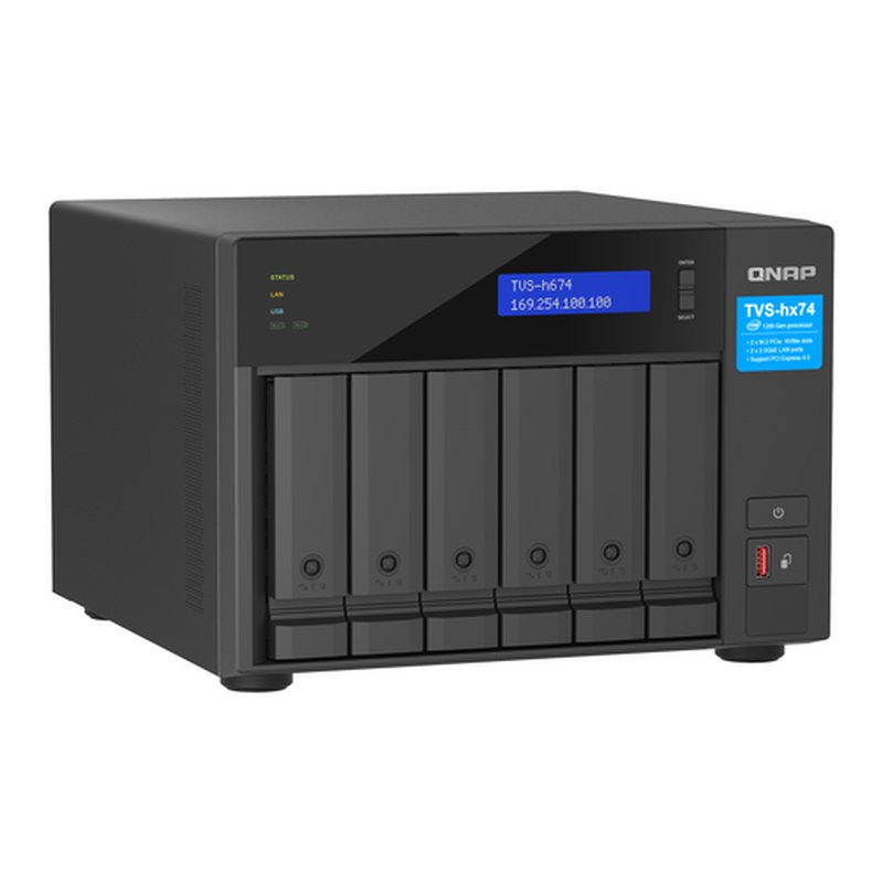 QNAP TVS-h674 NAS Torre Ethernet Negro i3-12100 QNAP TVS-h674 NAS Torre Ethernet Negro i3-12100 - Imagen 3