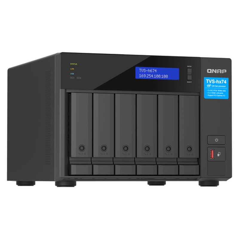 QNAP TVS-h674 NAS Torre Ethernet Negro i3-12100 QNAP TVS-h674 NAS Torre Ethernet Negro i3-12100 - Imagen 4