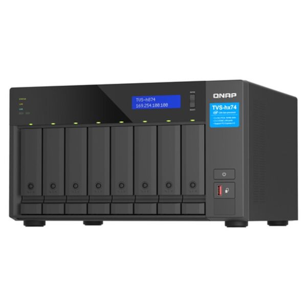 QNAP TVS-h874X NAS Torre Ethernet Negro