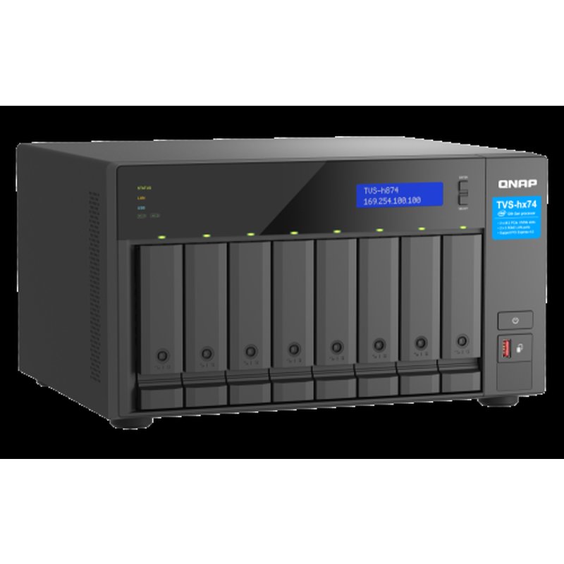 QNAP TVS-h874X NAS Torre Ethernet Negro QNAP TVS-h874X NAS Torre Ethernet Negro - Imagen 3