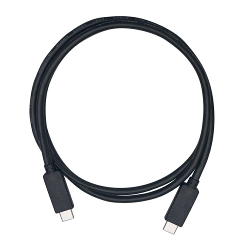 QNAP USB3.1 GEN2 10G 1.0M TYPE-C TO TYPE-C CABLE cable USB 1 m USB 3.2 Gen 2 (3.1 Gen 2) USB C Negro