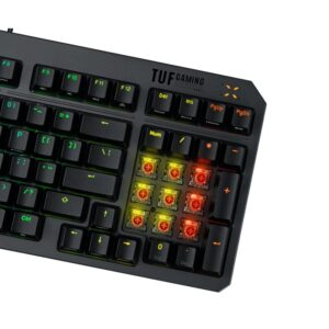 ASUS TUF Gaming K3 Gen II teclado Juego USB QWERTY Negro
