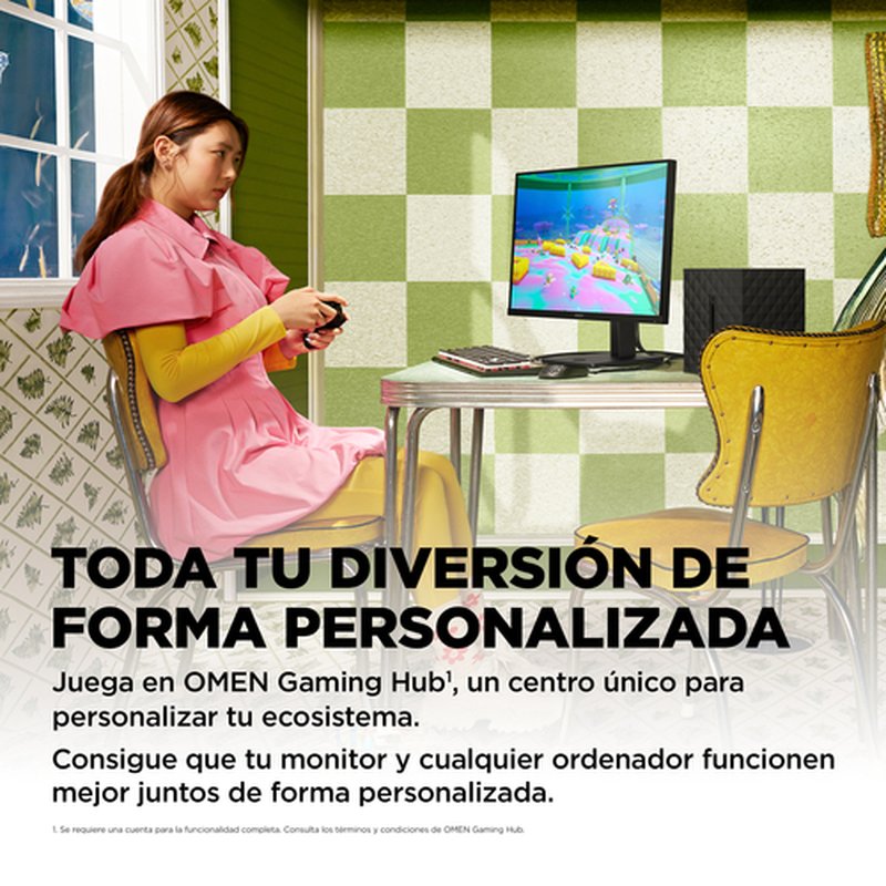 Reacondicionado | HP OMEN by HP 27 pantalla para PC 68,6 cm (27") 1920 x 1080 Pixeles Full HD Negro - Imagen 12