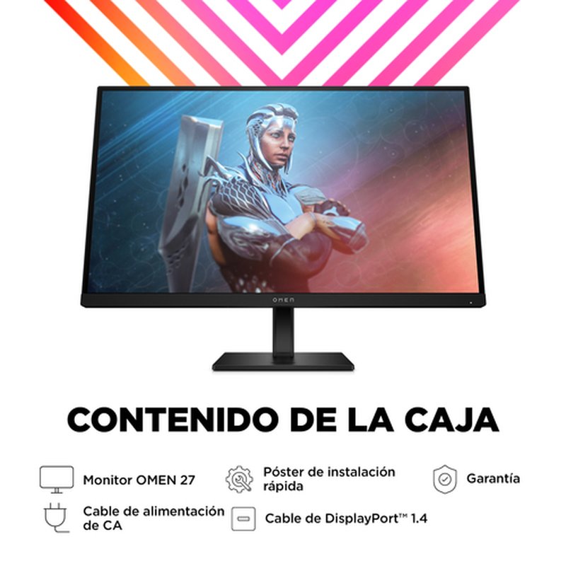Reacondicionado | HP OMEN by HP 27 pantalla para PC 68,6 cm (27") 1920 x 1080 Pixeles Full HD Negro - Imagen 8
