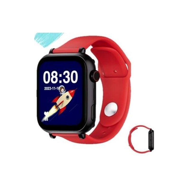 SMARTWATCH SAVE FAMILY 4G GPS SAVEWATCH+ BLACK + CORREA SPORT RED